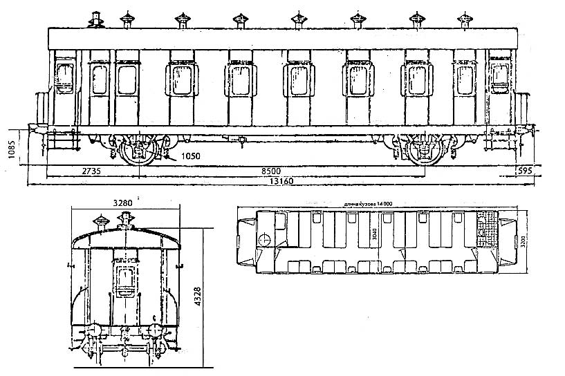 Чертеж вагона ржд